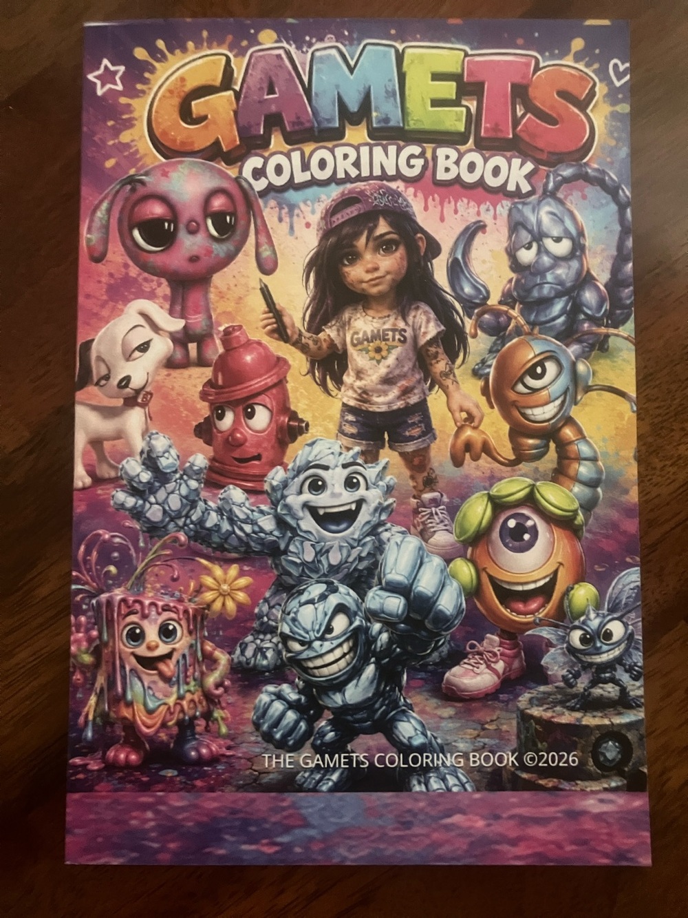 The Gamets Coloring Book for Kids - Multicolor Activity Book 6" x 9"
